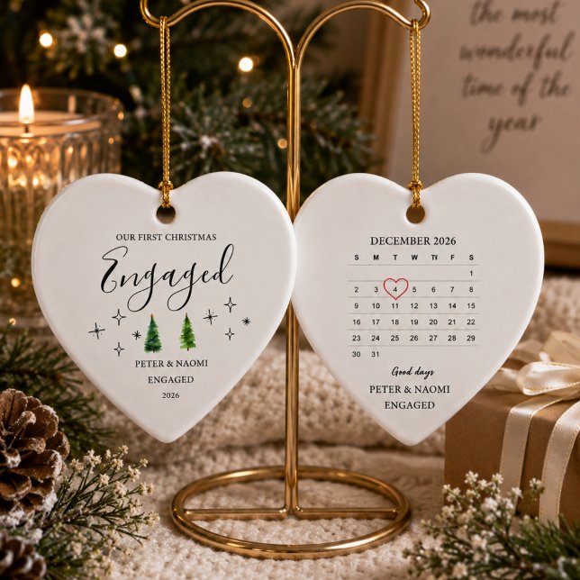 Our first christmas engaged  ceramic tree decoration (Creator Uploaded)