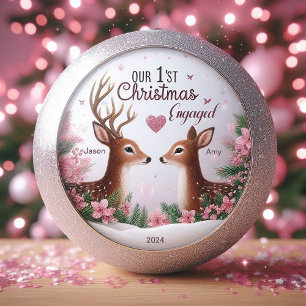 Our first Christmas engaged ornament