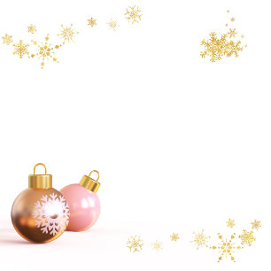 Our First Christmas Floral Snowflake Photo Wedding Favour Tags