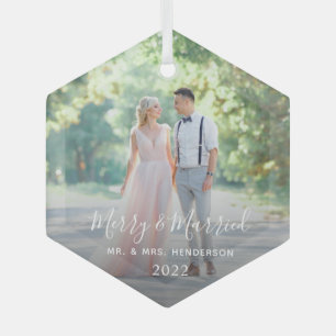 Our First Christmas Glass Ornament