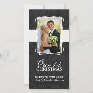 Our First Christmas Holiday Photo Cards (4x8)