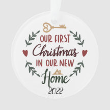 Our First Christmas in Our New Home 2022 Keepsake