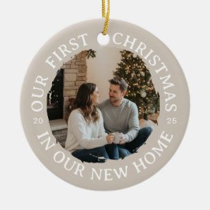 Our First Christmas in Our New Home Ceramic Tree Decoration
