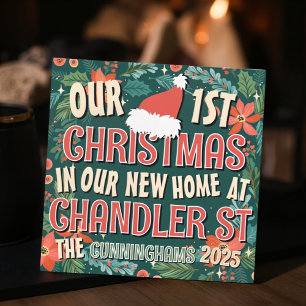 Our First Christmas in our New Home Christmas Card