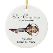 Our First Christmas in Our New Home Ornament
