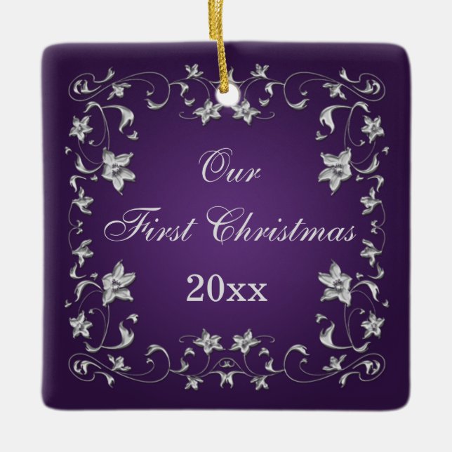 Our First Christmas Keepsake Ornament (Front)