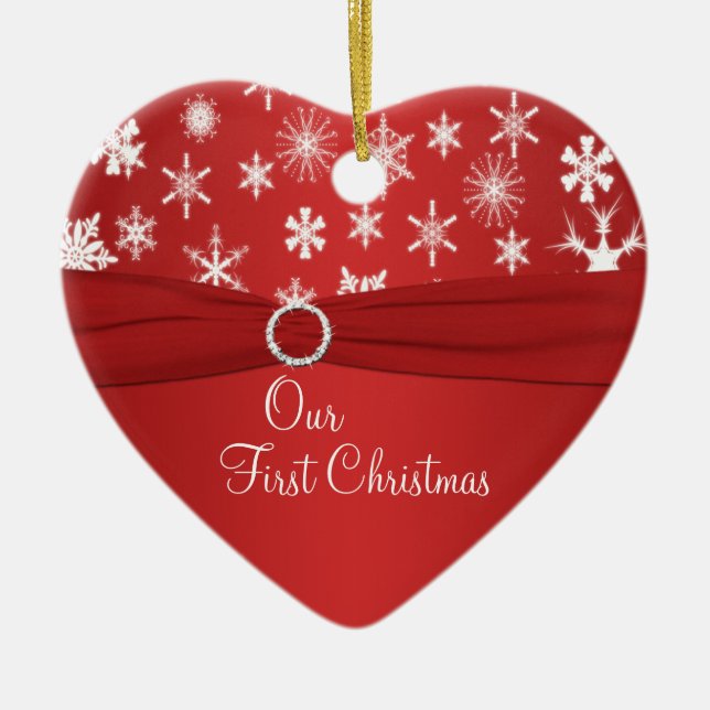 Our First Christmas Keepsake Ornament (Front)