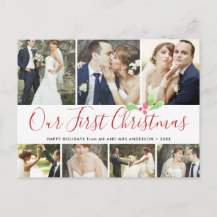 Our First Christmas Married Holiday 7Photo Collage