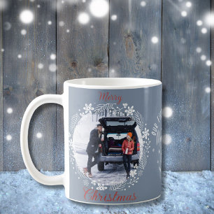 Our First Christmas Married Merry Honeymoon Photo Coffee Mug