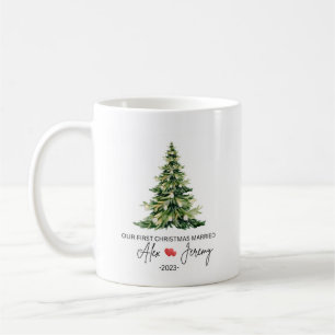 Our First Christmas Married Mug