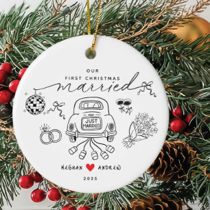 Our First Christmas Married Ornament