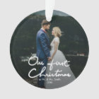 Our First Christmas Modern Hand-Lettered Christmas