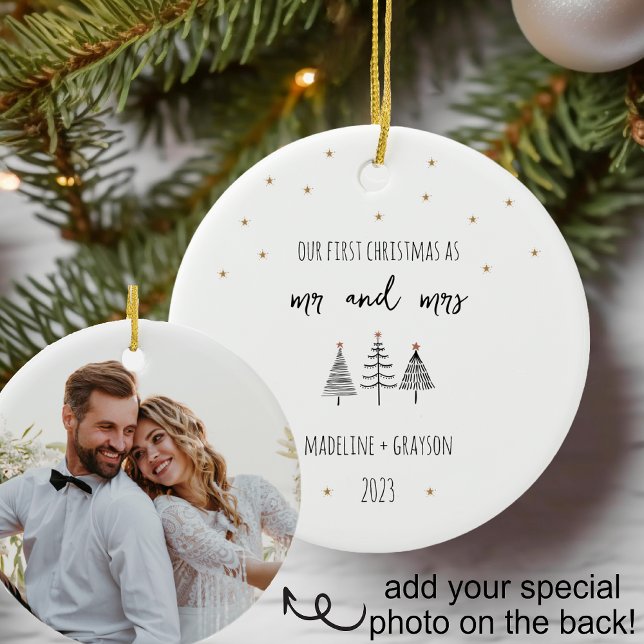Our First Christmas Mr and Mrs Christmas Ornament (Creator Uploaded)