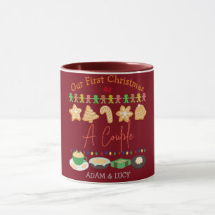 Our first Christmas Mr. and Mrs. /Couple newlywed  Mug