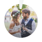 Our First Christmas Mr and Mrs Wedding Photo