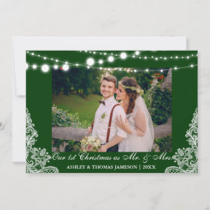 Our First Christmas Mr. & Mrs. Photo Card G