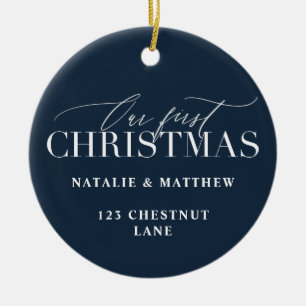 our first christmas new home ceramic tree decoration