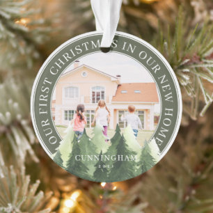  Our First Christmas New Home Photo Keepsake Ornament