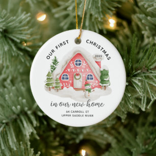 Our First Christmas New House Ceramic Tree Decoration