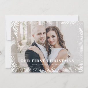 Our First Christmas Newlywed Christmas Card