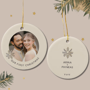 Our First Christmas Newlywed Ornament