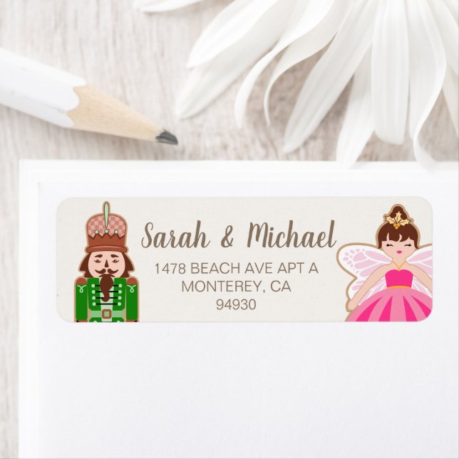 Our First Christmas Nutcracker Princess Fairy Labe (Insitu)