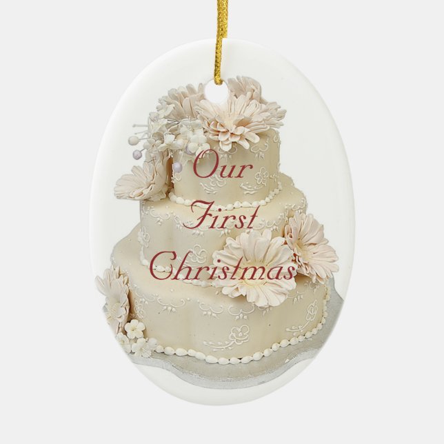 Our First Christmas ornament (Front)