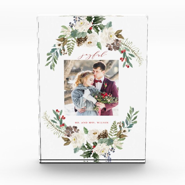 Our First Christmas Photo Block (Front)