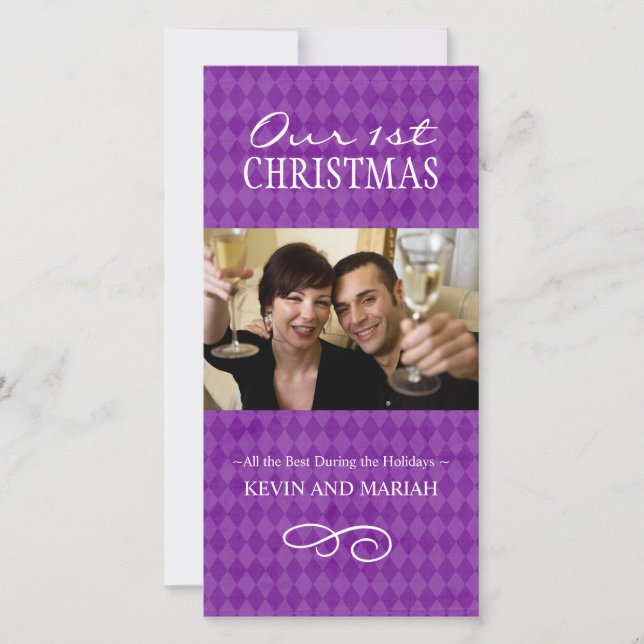 Our First Christmas Photo Cards (Front)