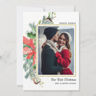 Our First Christmas Photo Christmas Card