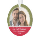 Our First Christmas Photo - Double-Sided