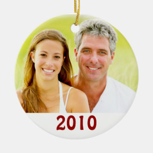 Our First Christmas Photo Ornaments