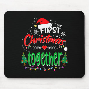 Our First Christmas Together 2021 1st Christmas Mouse Mat