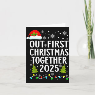 Our First Christmas Together 2025 Matching Christm Card