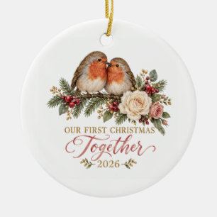 Our First Christmas Together 2026 Ceramic Ornament