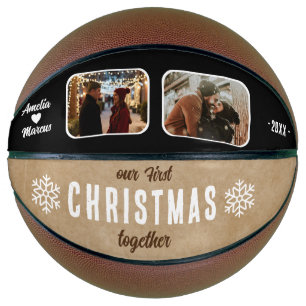 Our First Christmas Together 2 Photos  Basketball