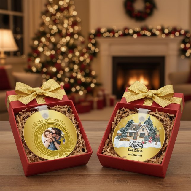 Our First Christmas Together Custom  Name Key Ring (Creator Uploaded)