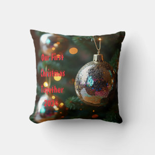 Our First Christmas Together Customisable Cushion