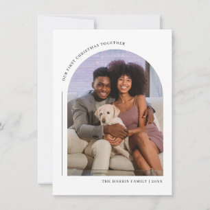 Our First Christmas Together Family Photo Card