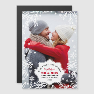 Our First Christmas Together Magnetic Photo Cards