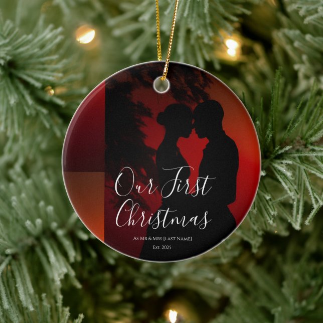 Our First Christmas Together Mr & Mrs Ornament (Tree)