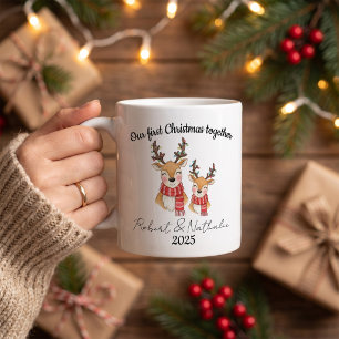 Our first Christmas together newlyweds mug