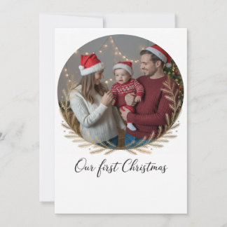 Our First Christmas Together – Personalised Holiday Card