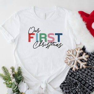 Our First Christmas Women's White T-Shirt