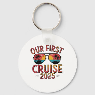 Our First Cruise 2025 Summer Trip Matching  Key Ring