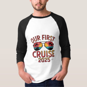Our First Cruise 2025 Summer Trip Matching T-Shirt