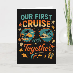 Our First Cruise 2026 Together Family Trip Matchin Card