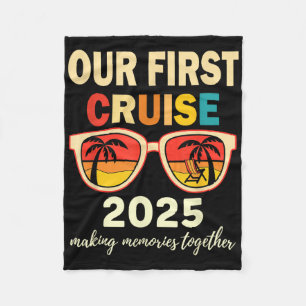 Our First Cruise Together For Couples Uni-adults B Fleece Blanket
