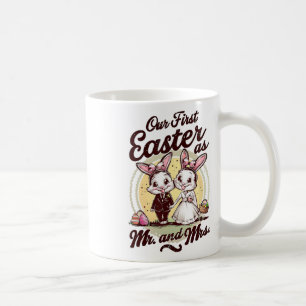 Our First Easter As Mr And Mrs Matching Couple Hus Coffee Mug