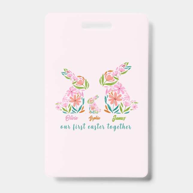 OUR FIRST EASTER TOGETHER ID BADGE (Front)